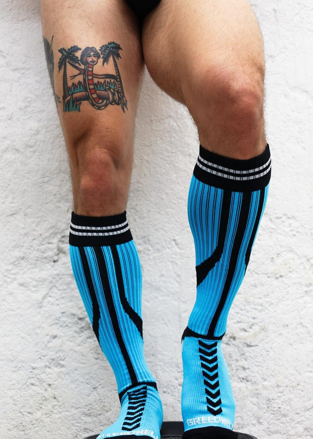 Breedwell Sucker Socks, Aqua Blue - Breedwell -