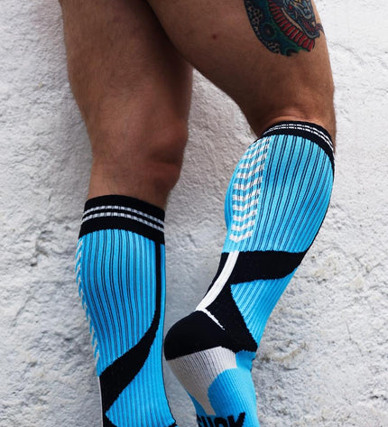 Breedwell Sucker Socks, Aqua Blue - Breedwell - 