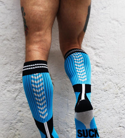Breedwell Sucker Socks, Aqua Blue - Breedwell - 