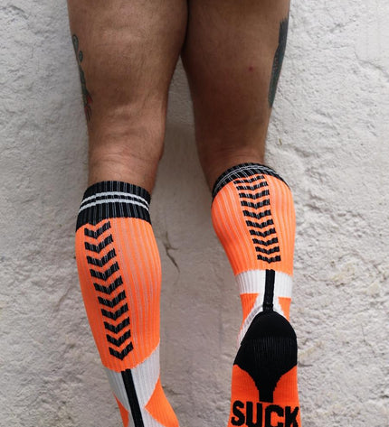 Breedwell Sucker Socks, Neon Orange - Breedwell - 