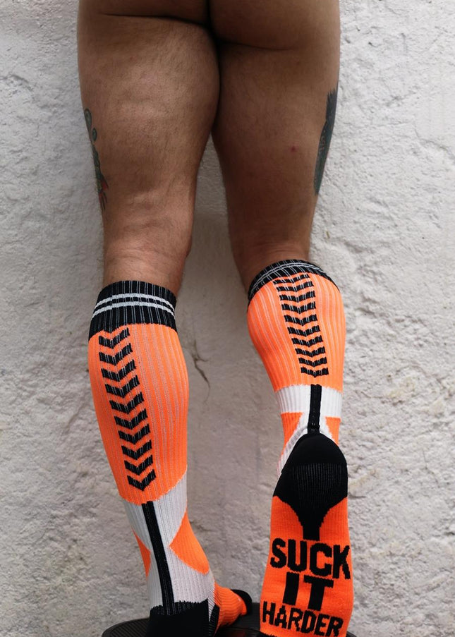 Breedwell Sucker Socks, Neon Orange - Breedwell - 
