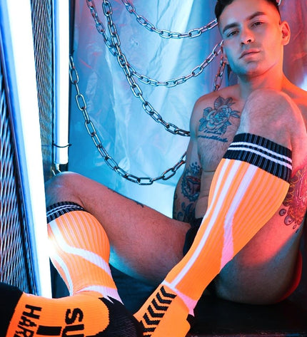 Breedwell Sucker Socks, Neon Orange - Breedwell - 