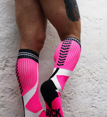Breedwell Sucker Socks, Neon Pink - Breedwell - 