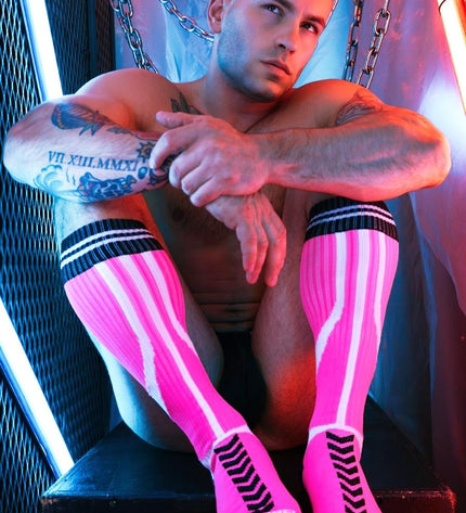 Breedwell Sucker Socks, Neon Pink - Breedwell - 