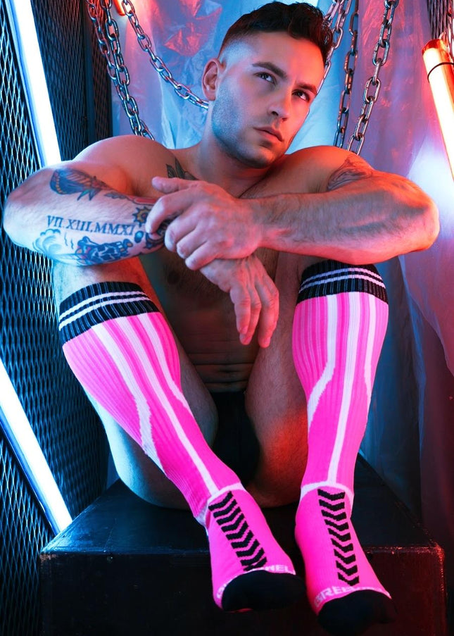 Breedwell Sucker Socks, Neon Pink - Breedwell - 