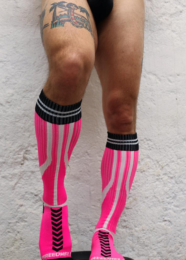 Breedwell Sucker Socks, Neon Pink - Breedwell - 