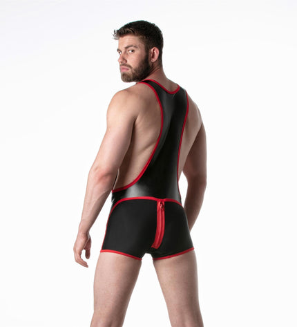 LEADER Brut Singlet, Red - Leader - 