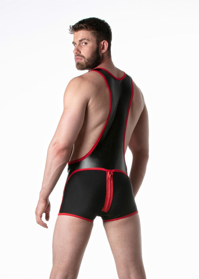 LEADER Brut Singlet, Red - Leader - 