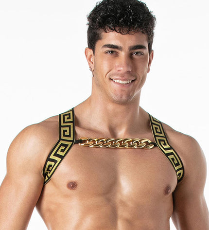 LEADER Invictus Harness, Black/Gold - Leader - 