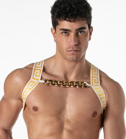 LEADER Invictus Harness, White/Gold - Leader - 