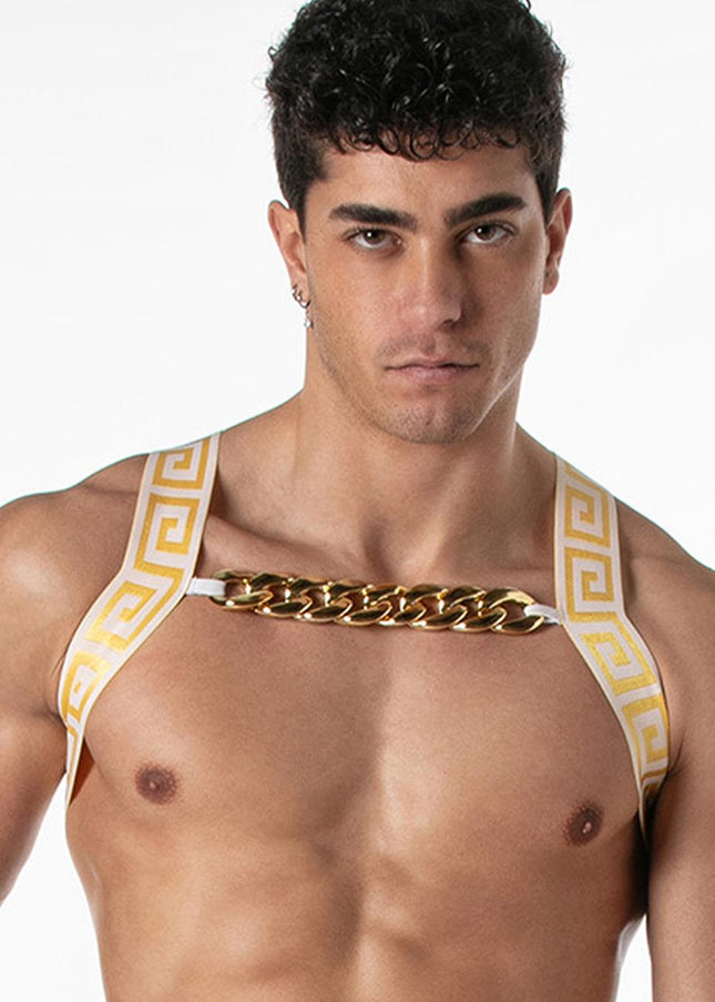 LEADER Invictus Harness, White/Gold - Leader - 