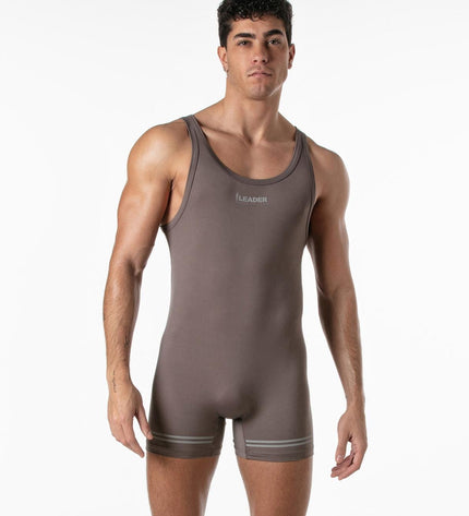 LEADER Sport Singlet, Taupe - Leader - 