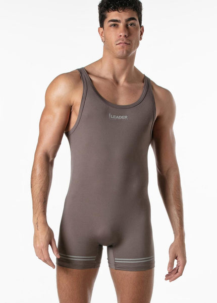 LEADER Sport Singlet, Taupe - Leader - 