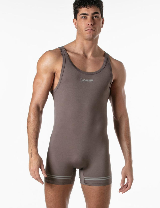 LEADER Sport Singlet, Taupe - Leader - 