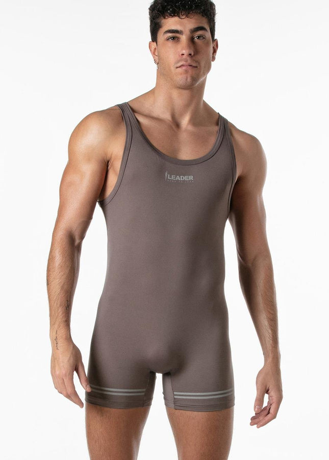 LEADER Sport Singlet, Taupe - Leader - 