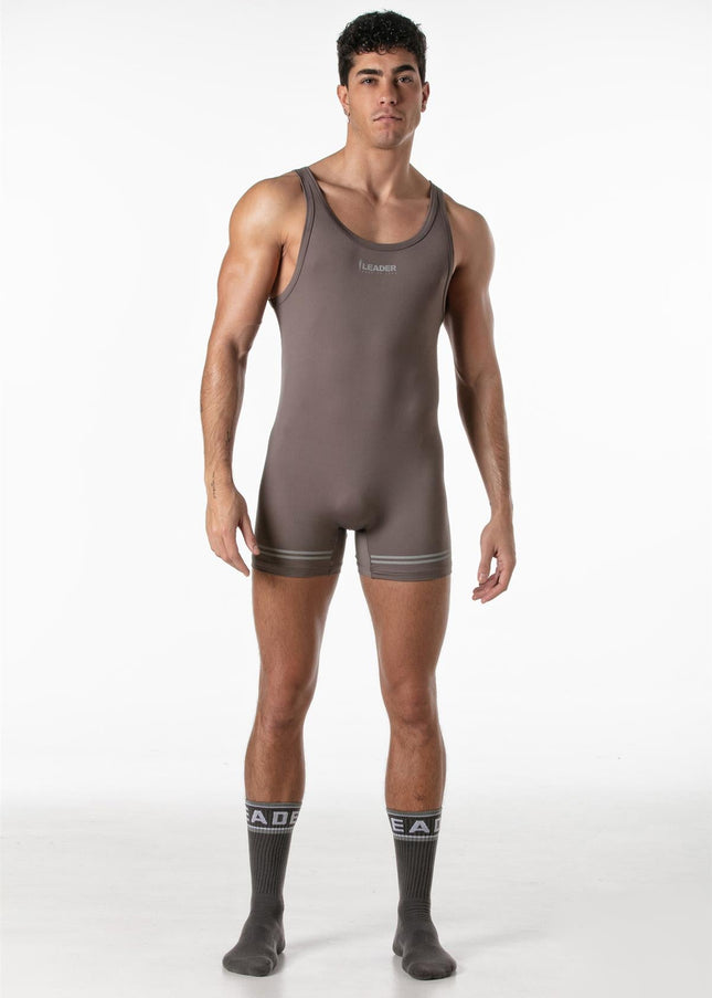 LEADER Sport Singlet, Taupe - Leader - 