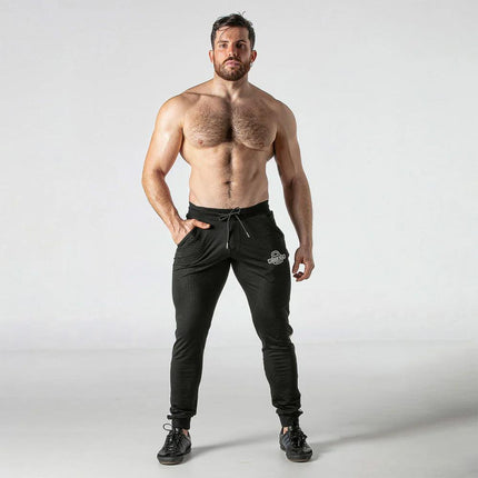 LOCKER GEAR Look At Joggers, White - Locker Gear - 