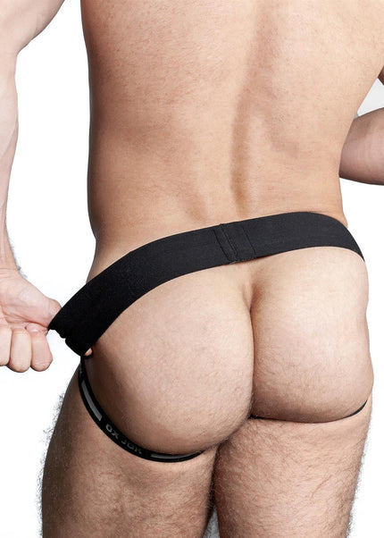 Oxballs Airmesh Jock, Tar Black - Oxballs - 