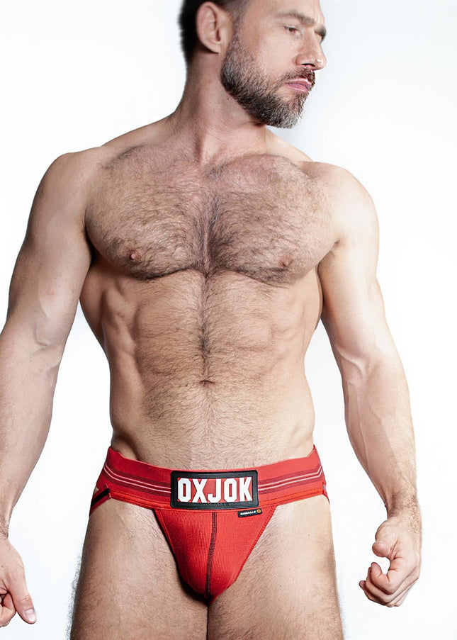 Oxballs Sling Jock, Red Hot - Oxballs -