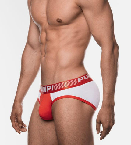 PUMP! Red Ribbed Brief - PUMP! - 