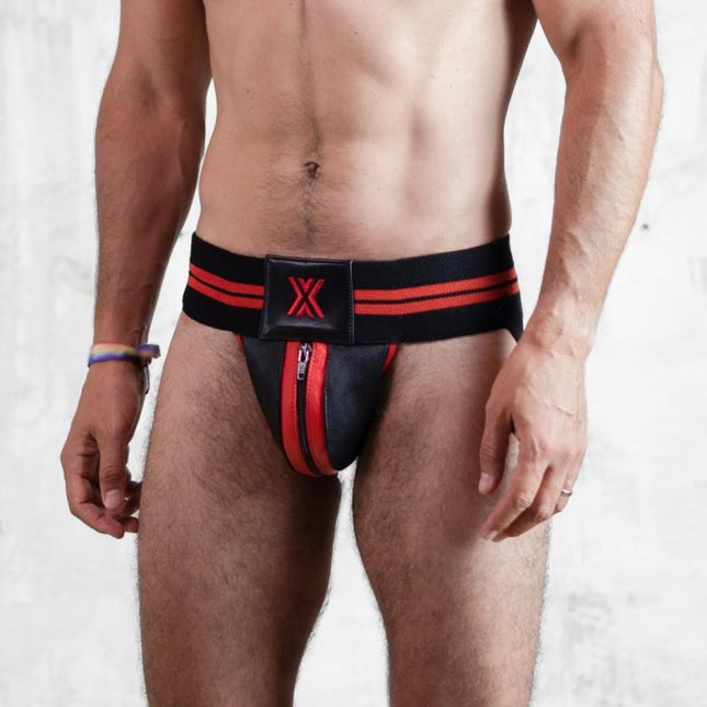 BOXER Mega Jock, Black/Red - Boxer Barcelona-Underwear