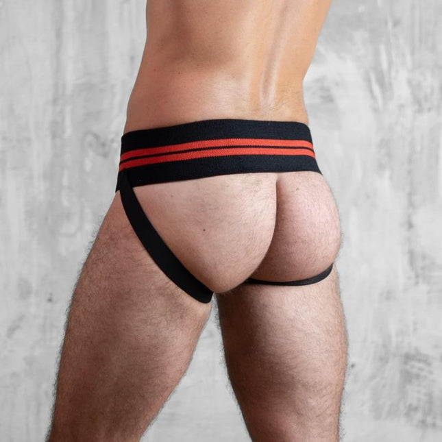 BOXER Mega Jock, Black/Red - Boxer Barcelona-Underwear