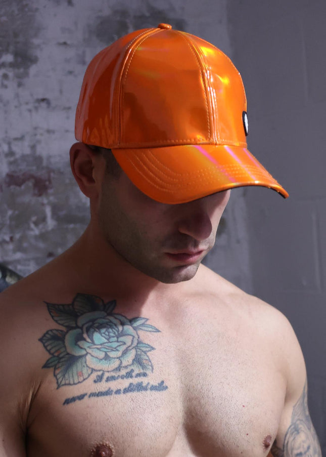 Breedwell Cyber Holo Hat, Orange - BREEDWELL-