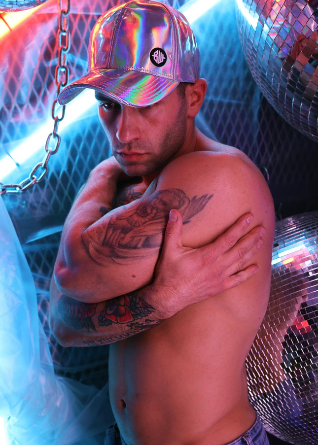 Breedwell Cyber Holo Hat, Silver - BREEDWELL-