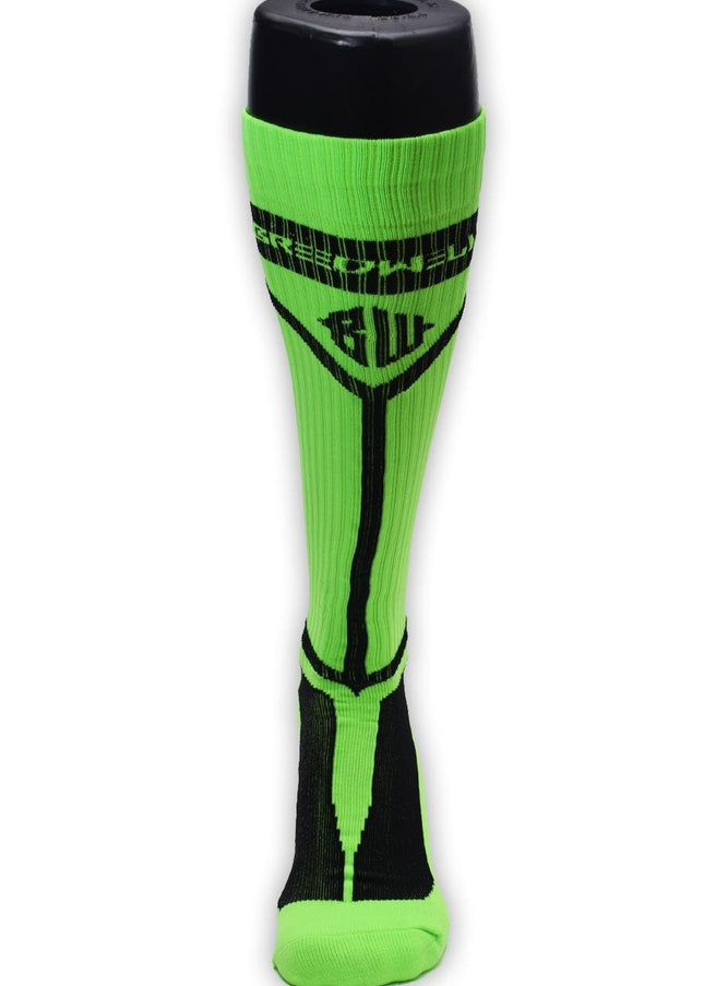 Breedwell Hybred Socks, Neon Green - BREEDWELL-