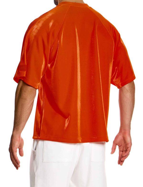 Curved Box Fit T-Shirt, Orange - Modus Vivendi-