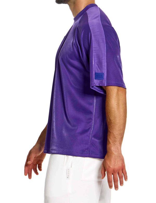 Curved Box Fit T-Shirt, Purple - Modus Vivendi-