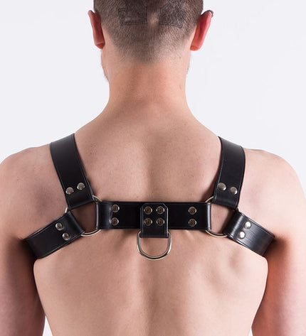 REGULATION Premium Leather Bulldog Harness - REGULATION-Clubwear